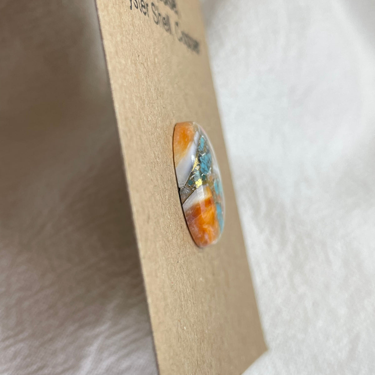 Turquoise, Oyster Shell, Copper Cabochon - TOC99