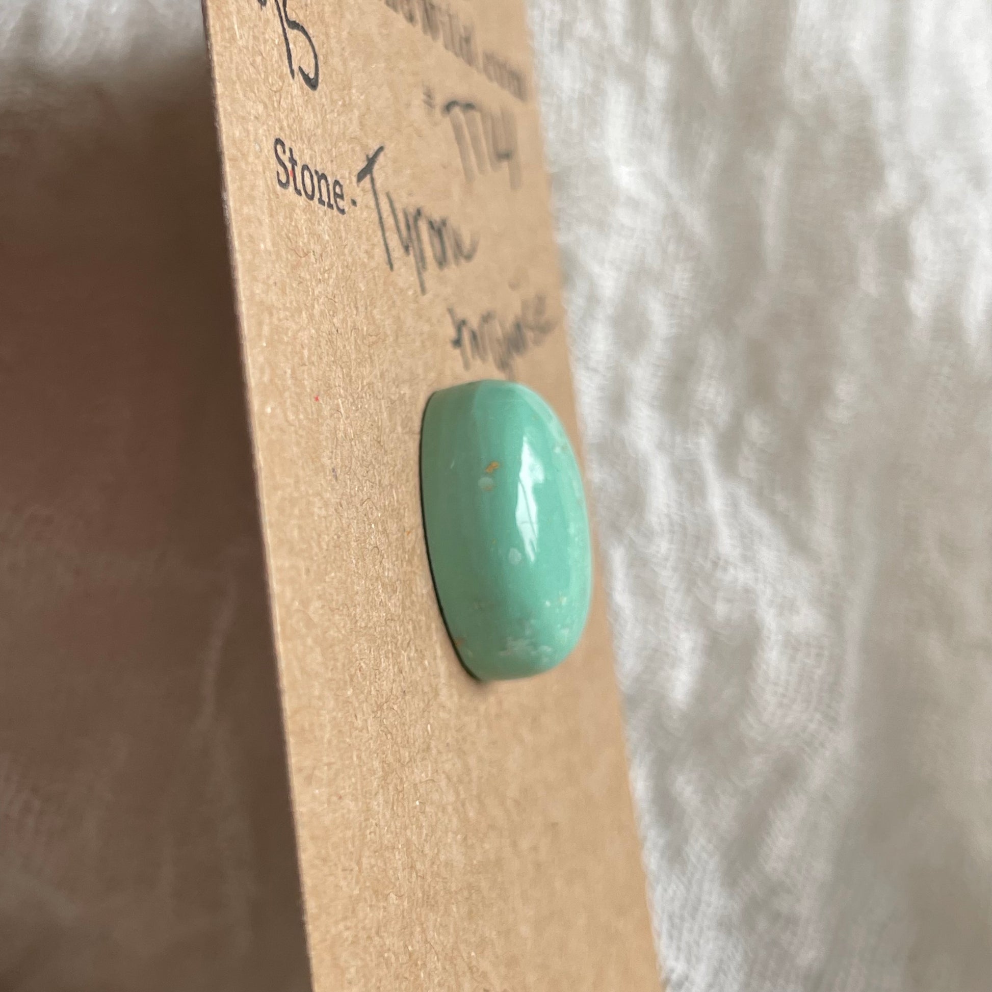 Tyrone Turquoise Cabochon - TT14 EF2BC7D3-F52B-478B-A9DF-8D75DB32EE42 Brandedandwild.com