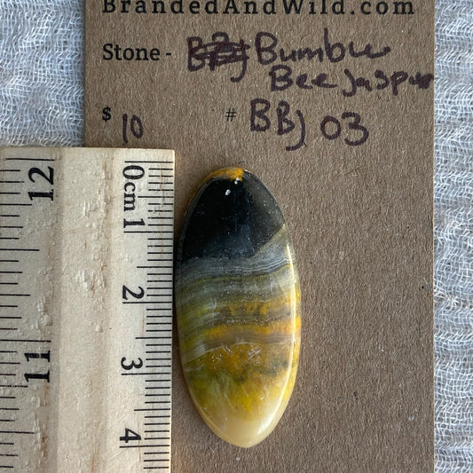 Bumblebee Jasper Cabochon - BBJ03