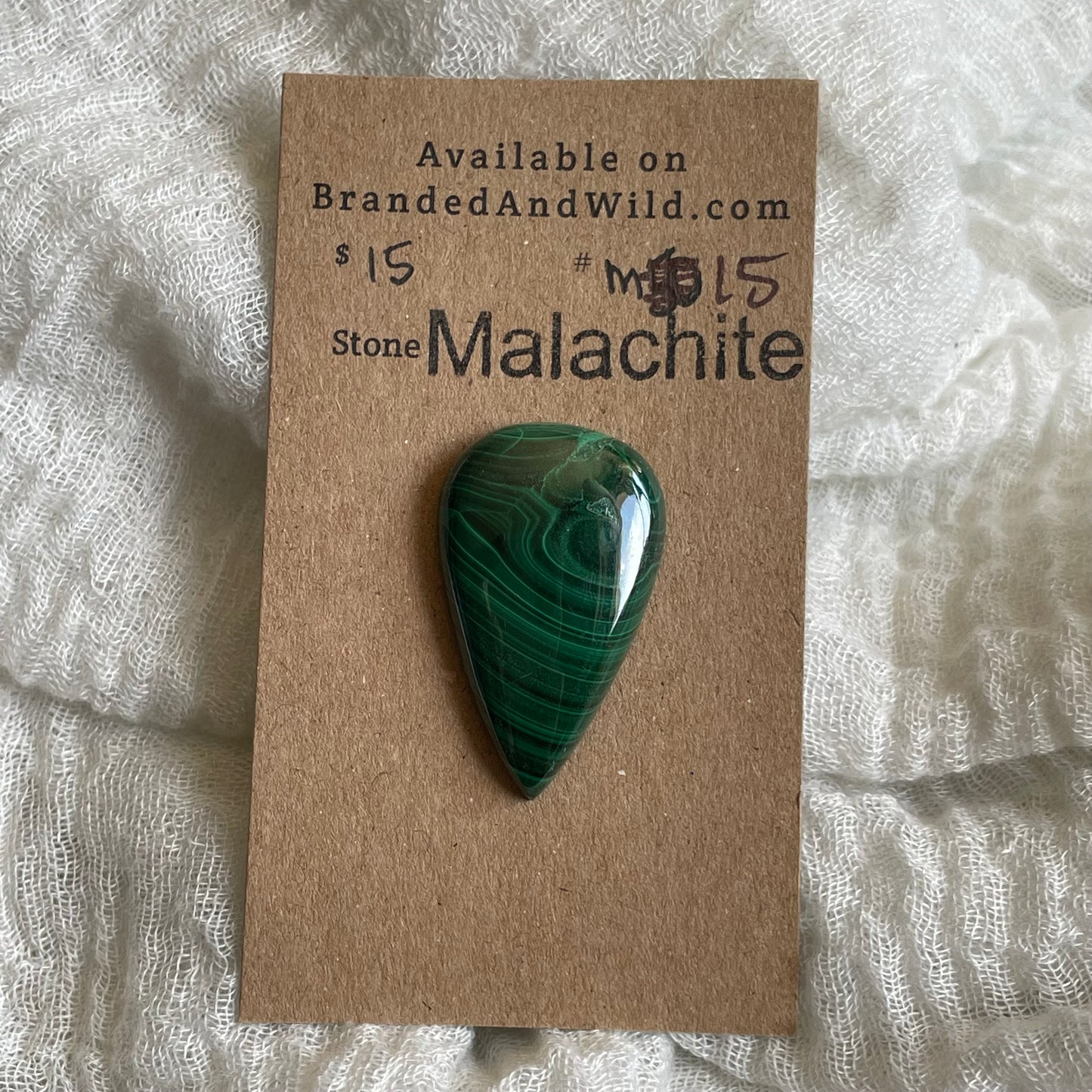 Malachite Cabochon - M15