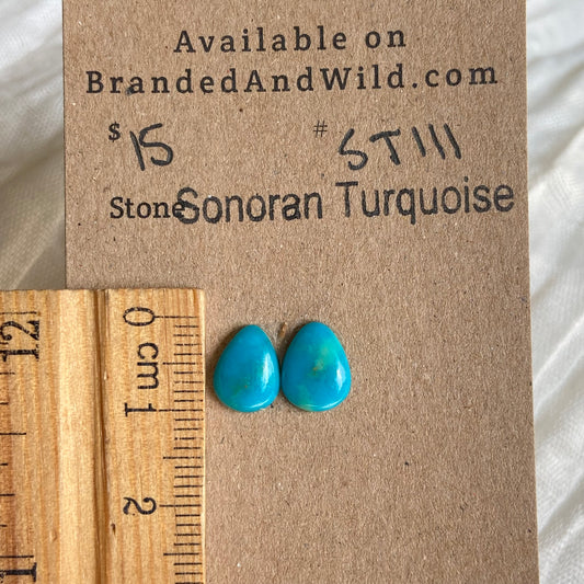 Sonoran Turquoise Cabochon - ST111 EF6EE0B3-2D64-47D1-B5B9-B56C781F3695 Brandedandwild.com