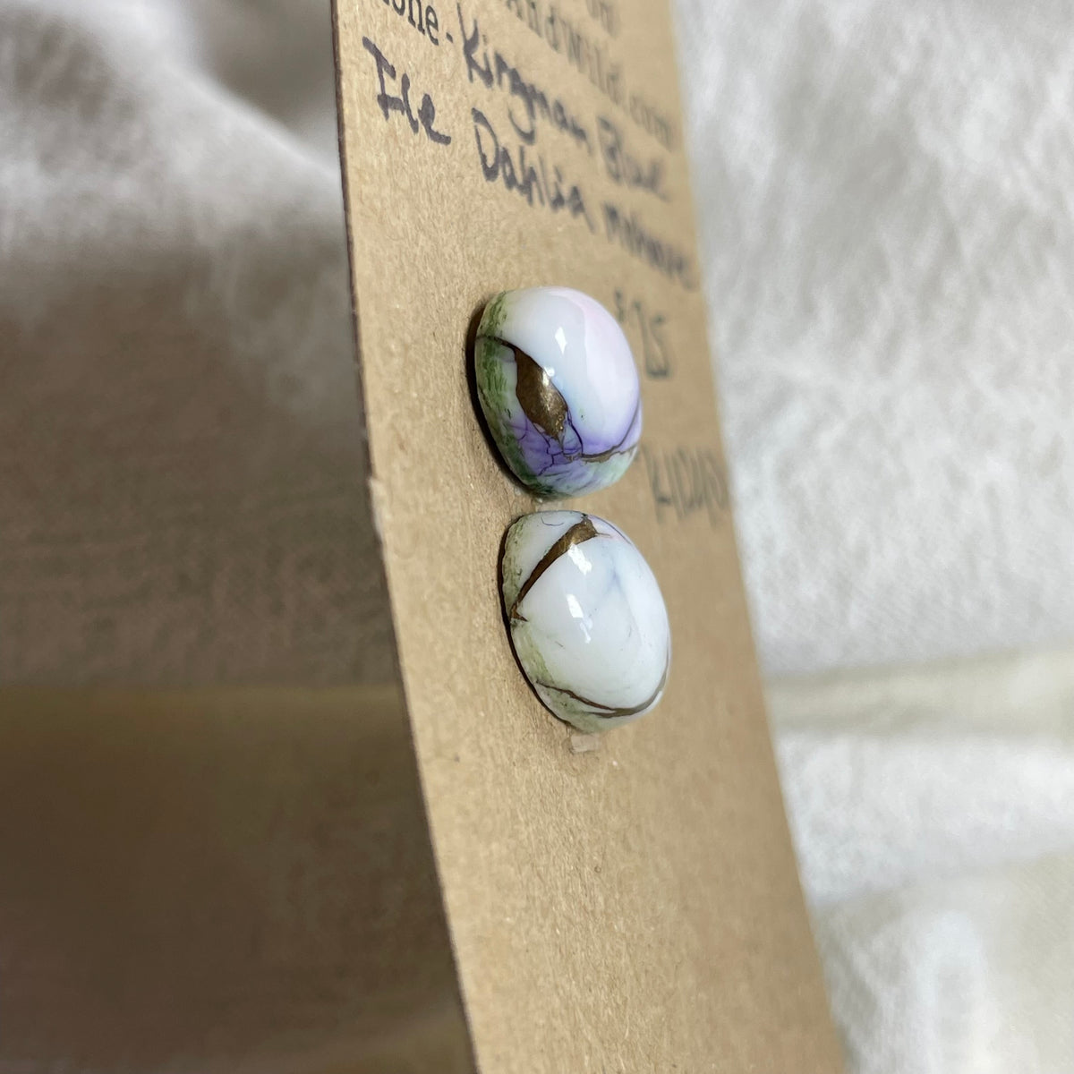 Kingman Ice Blue Dahlia Cabochon - KID40 EF8E4930-3818-4C53-807E-14682769829E Brandedandwild.com