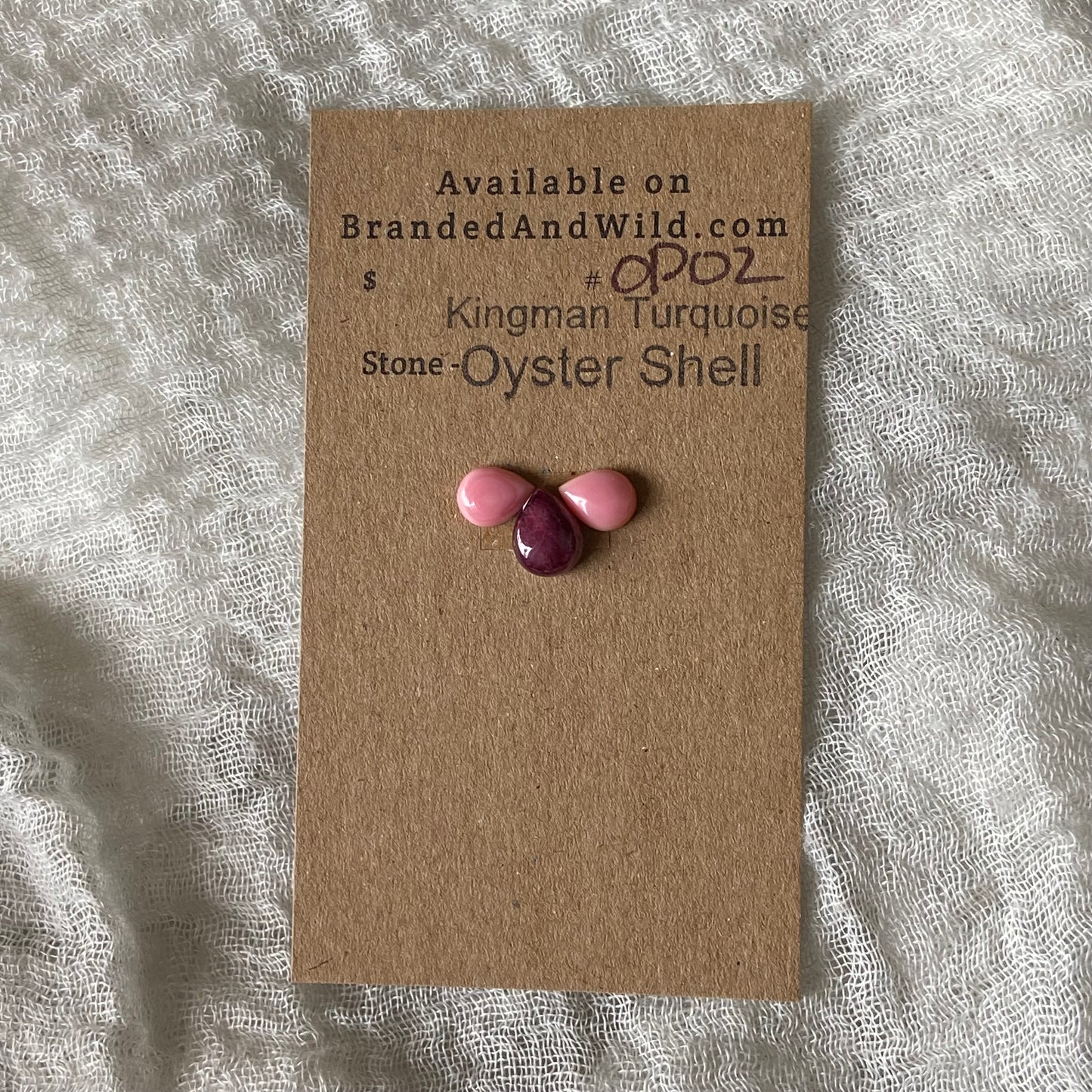 Pink Conch / Oyster Shell Cabochon - OP02
