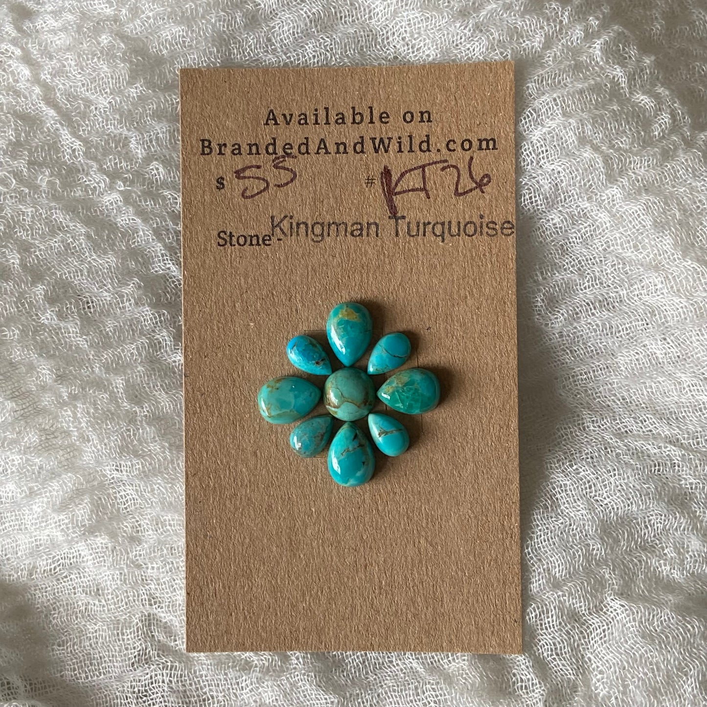 Kingman Turquoise Cabochon - KT26