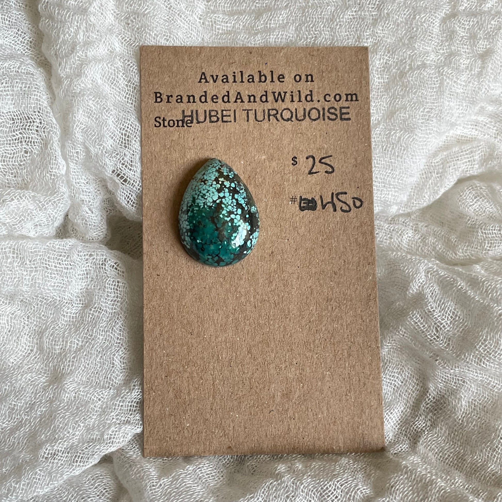 Hubei Turquoise Cabochon - H50 F000D3C0-59DF-4E91-97D7-21570A671742 Brandedandwild.com