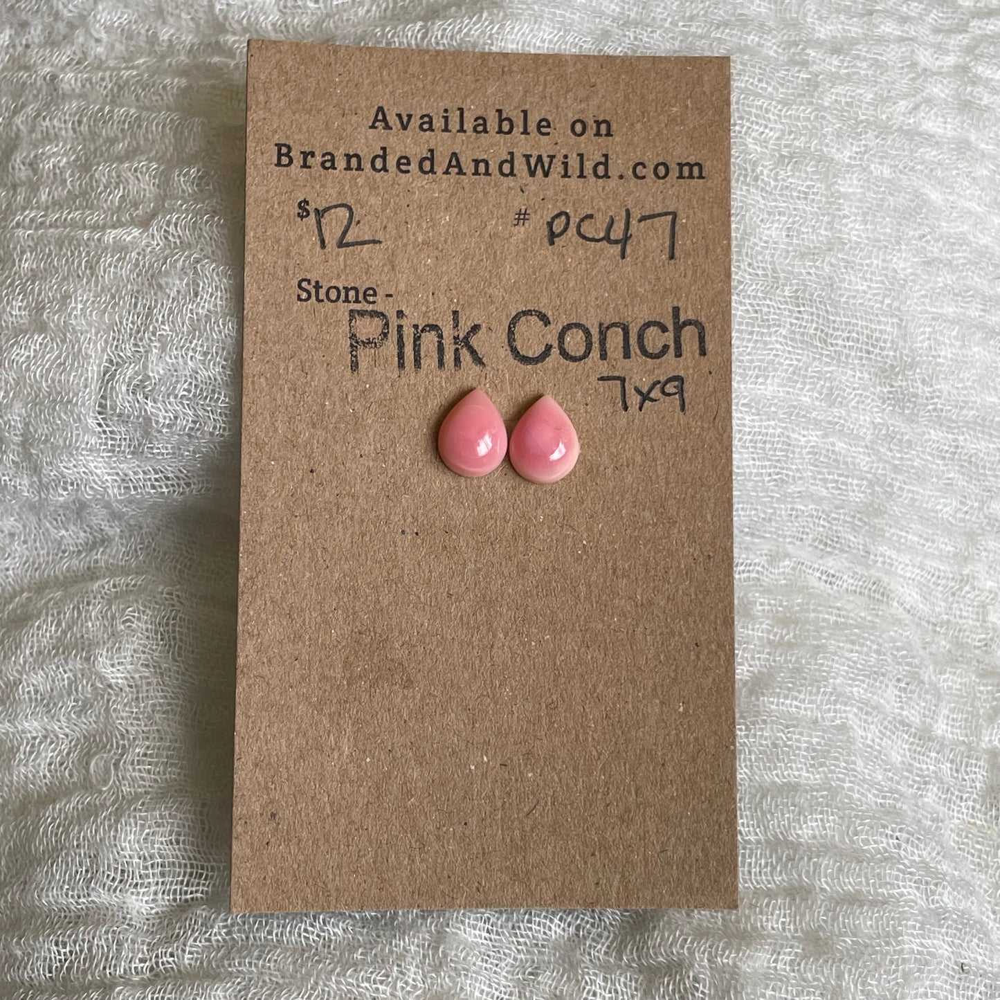 Pink Conch Cabochon - PC47