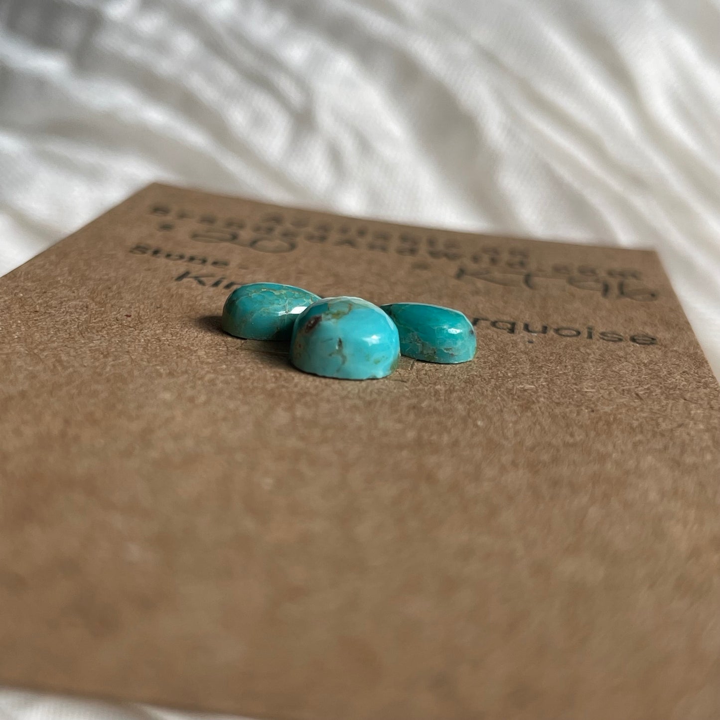 Kingman Turquoise Cabochon - KT96 F03B6937-0A72-4463-A243-AFC7E1FB6BDE Brandedandwild.com