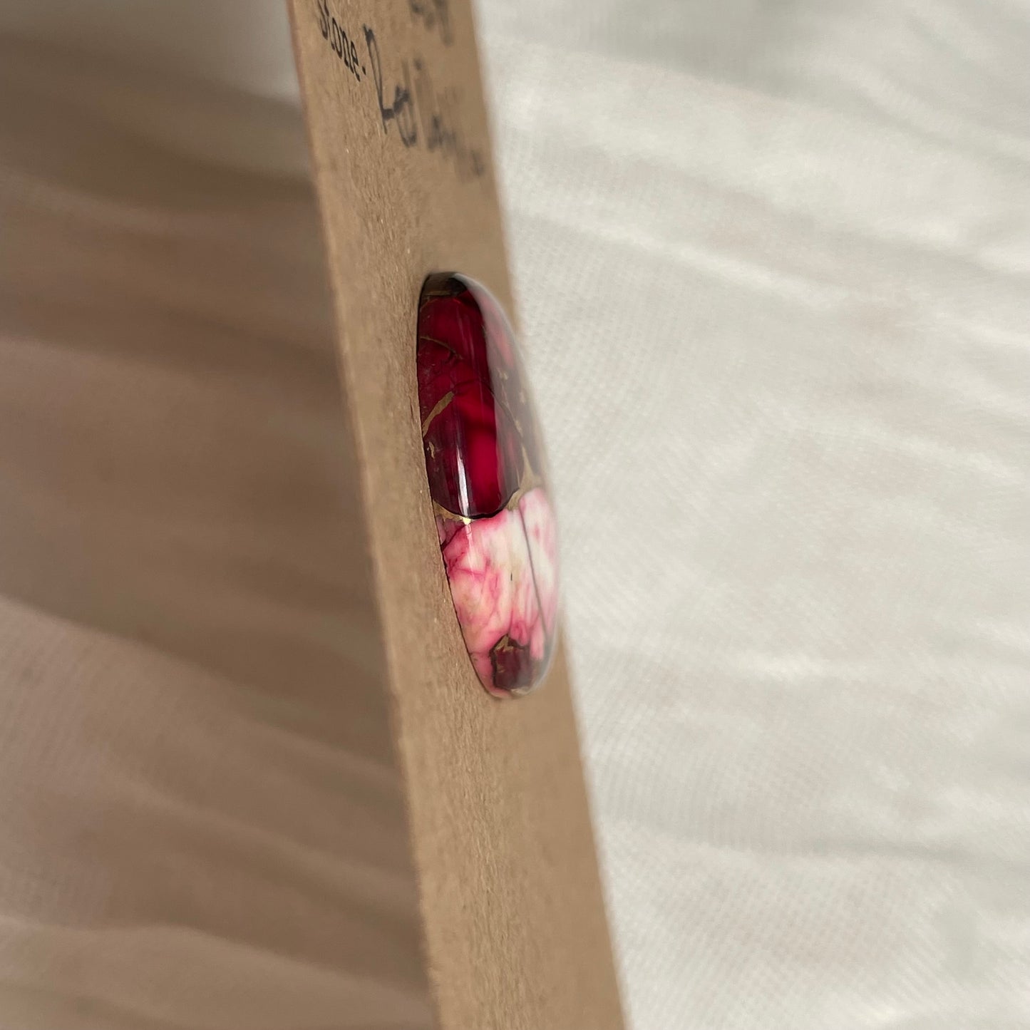 Red Dahlia Cabochon - RD8 F0699313-DAB6-468C-B608-B3F530D45703 Brandedandwild.com