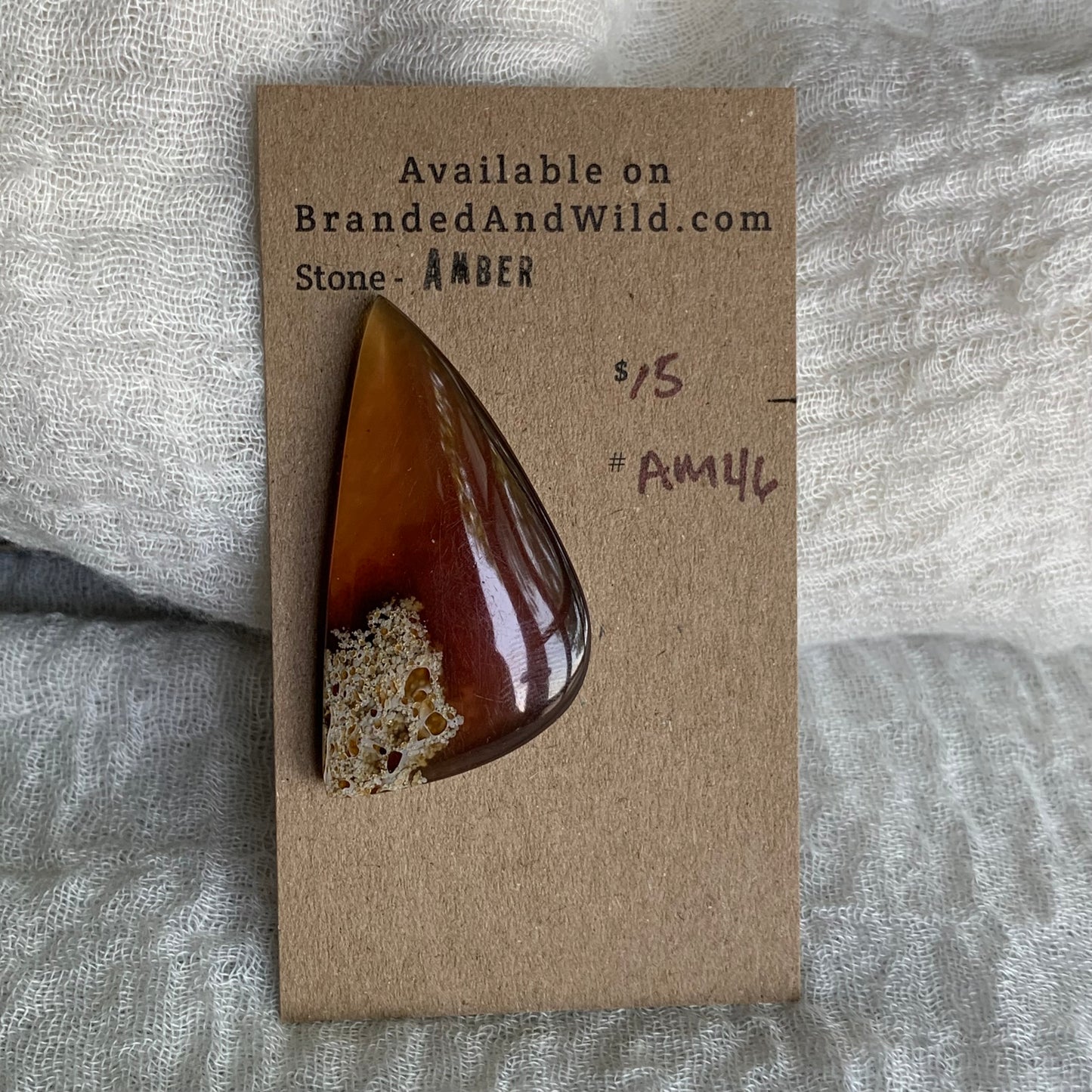 Amber Cabochon AM46