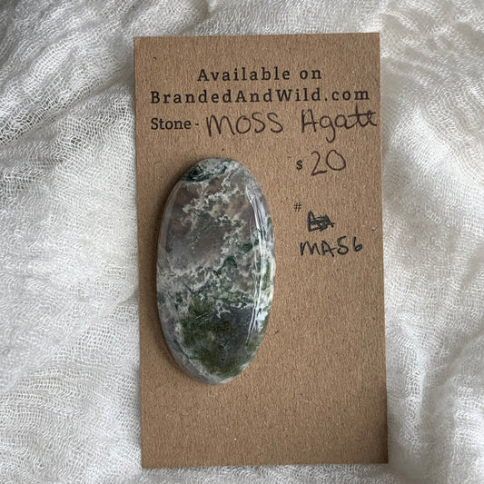 Moss Agate Cabochon - MA56