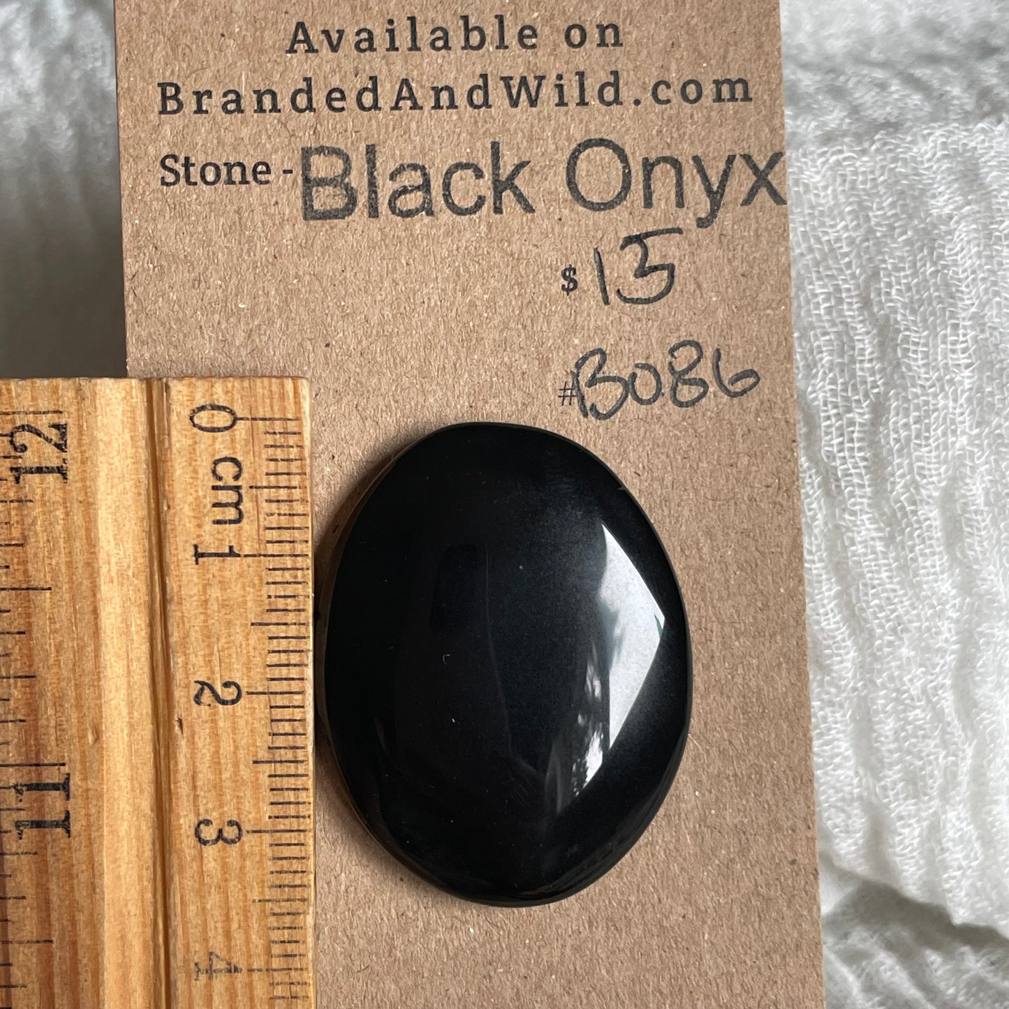 Black Onyx - Cabochon - BO86