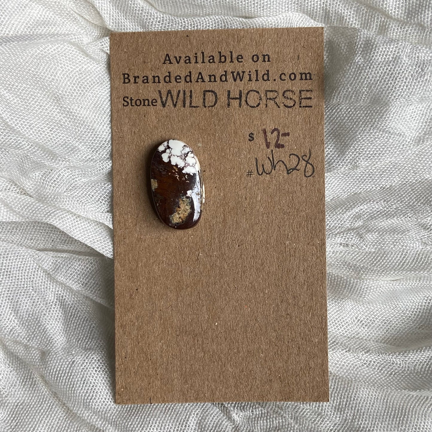 Wild Horse Cabochon - WH28 F0F2A7D8-9629-4A29-A352-5D6EE1DF5DAC Brandedandwild.com
