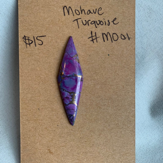 Mohave Turquoise Cabochon - M001