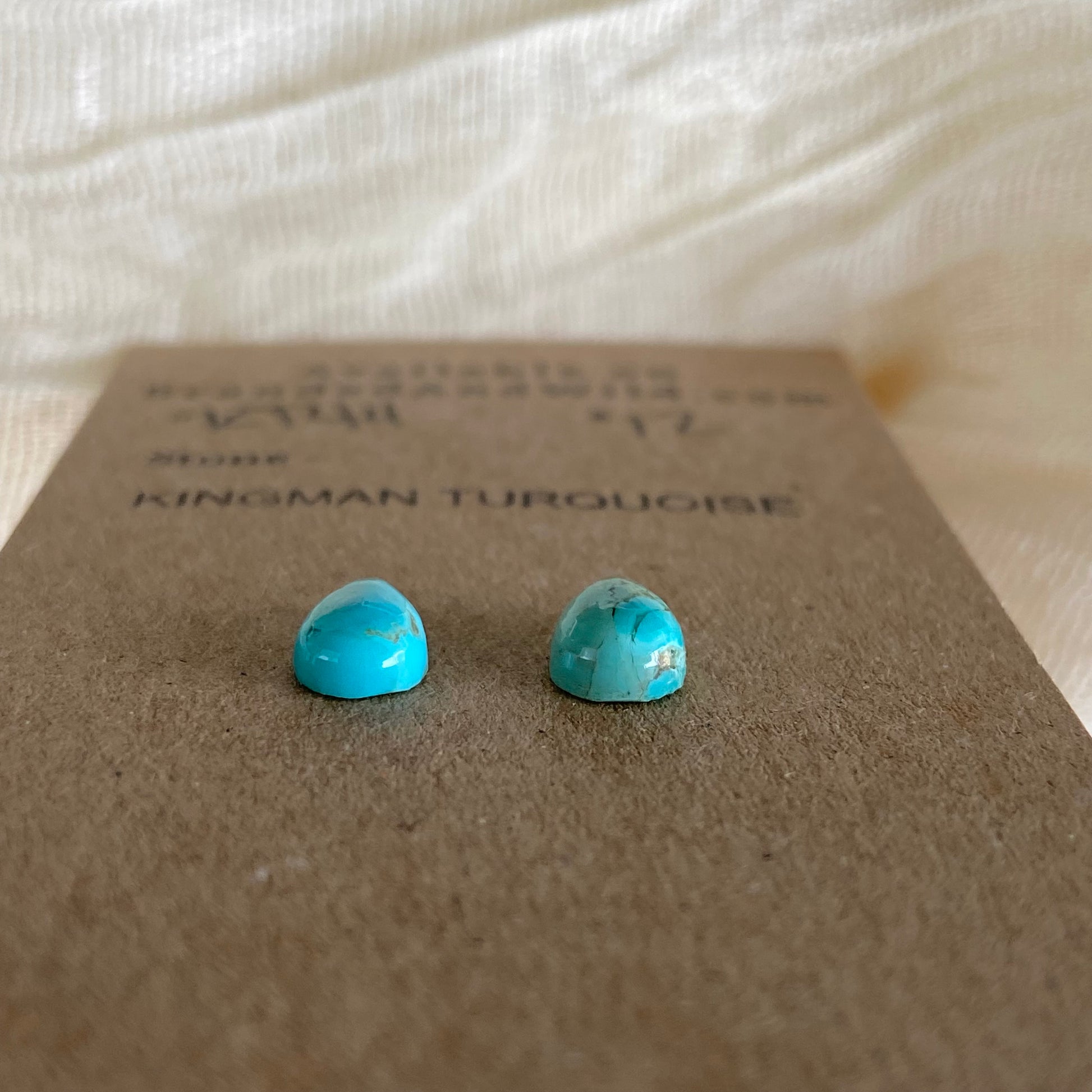 Kingman Turquoise Cabochon - KT44 F117E1A8-6E4E-43A8-9DF6-E5A8E4F9868A Brandedandwild.com