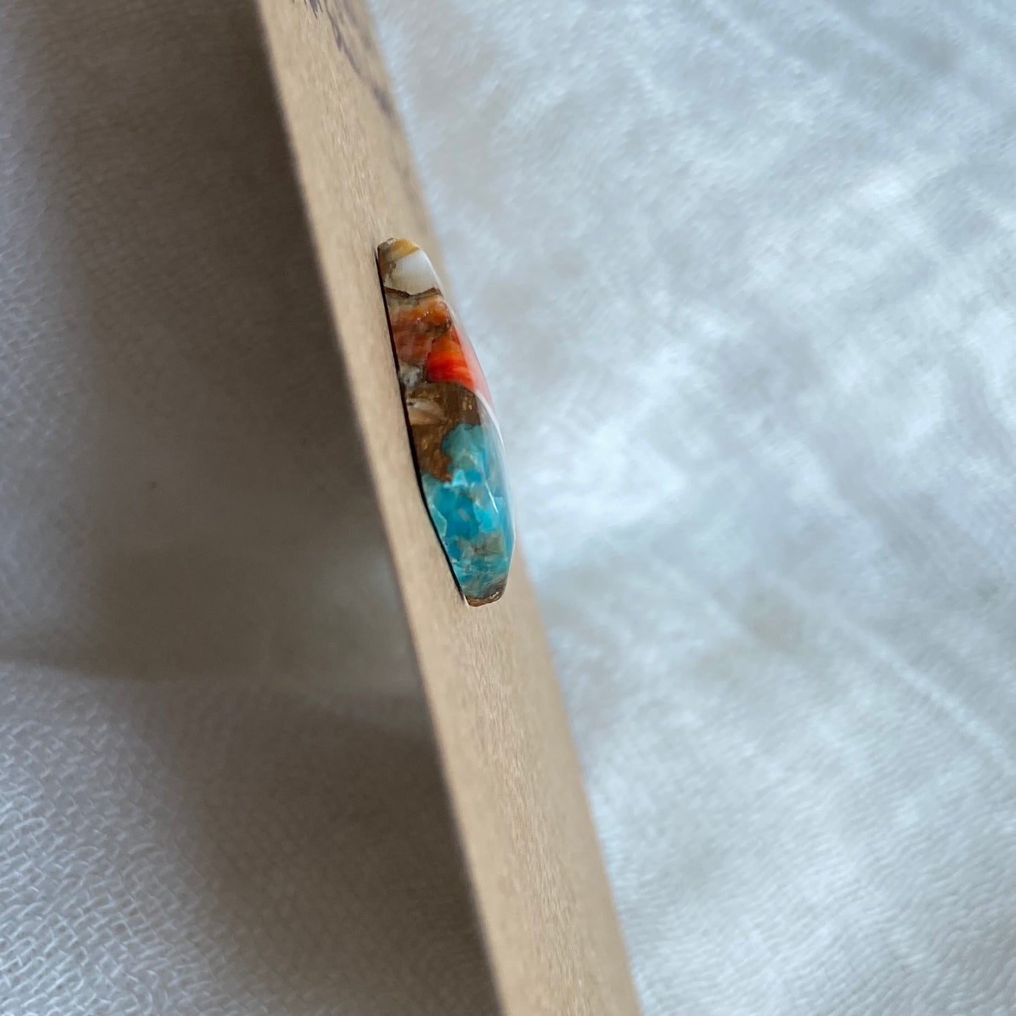 Turquoise, Oystershell, Copper Cabochon - TOC112