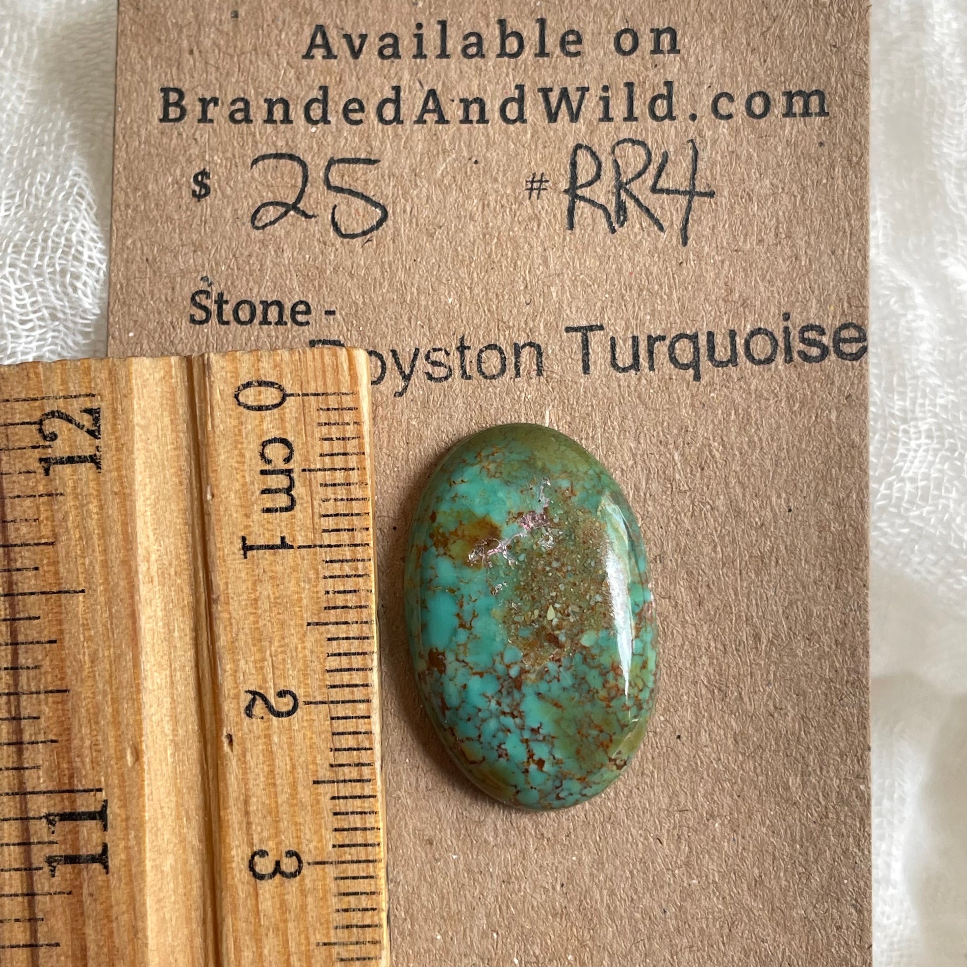 Royston Ribbon Turquoise Cabochon RR4 F14F33AD-493E-4280-9A8A-78A667FEB211 Brandedandwild.com