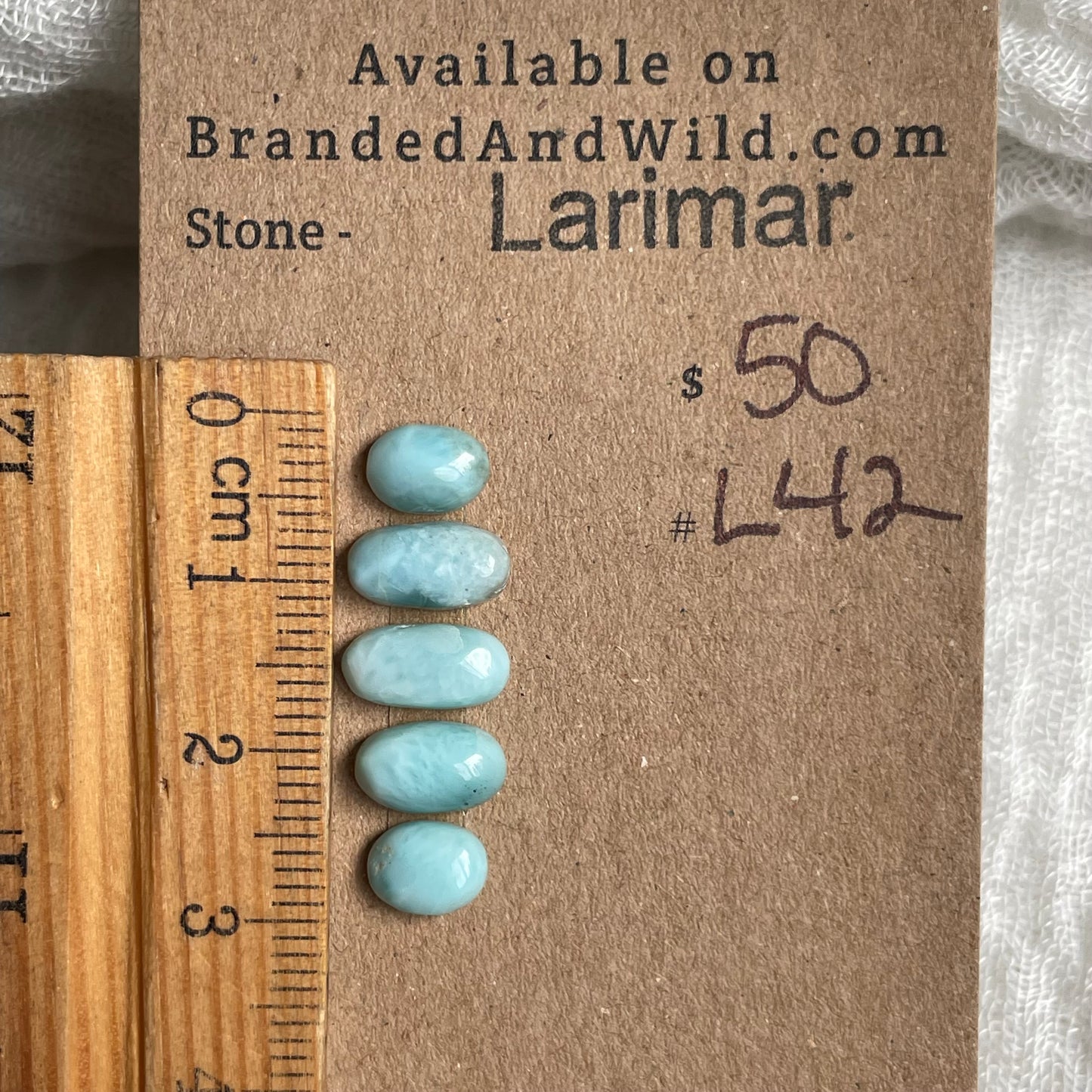 Larimar Cabochon - L42