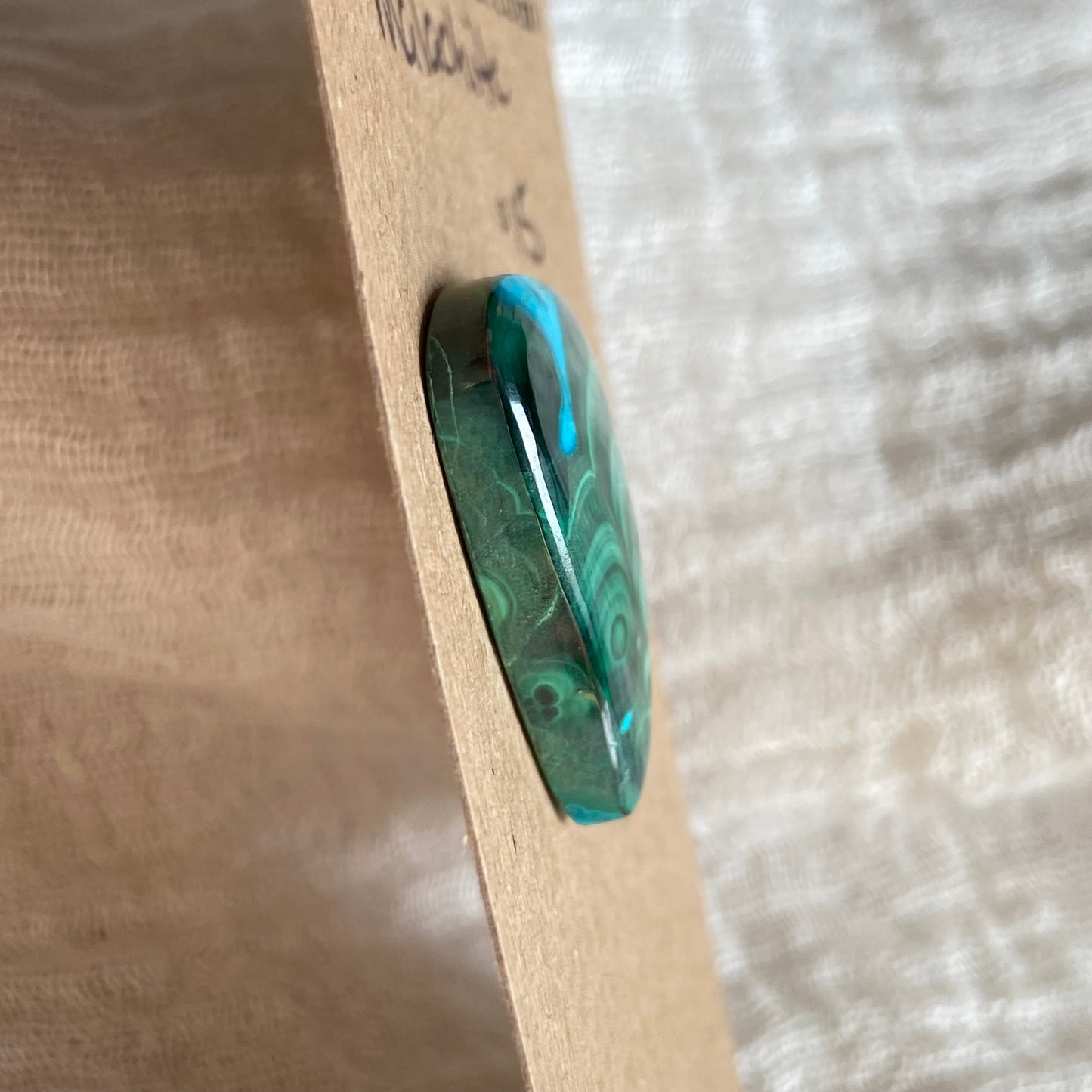 Malachite Cabochon - M18 F167A71C-A7D7-4F92-A1CE-92951B1E6254 Brandedandwild.com