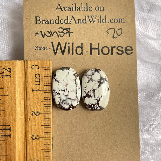 Wild Horse Cabochon - WH87 F16EFC79-BAC9-4C6D-B396-CCF51A4E0CEE Brandedandwild.com