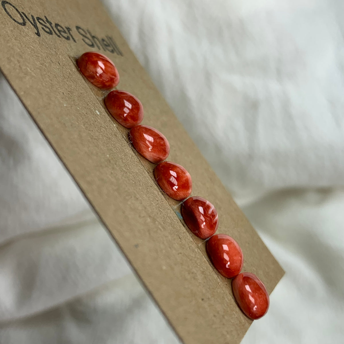 Oyster Shell Cabochon - OS59 F17967F7-DEA1-4430-9F36-8DD4544F6496 Brandedandwild.com