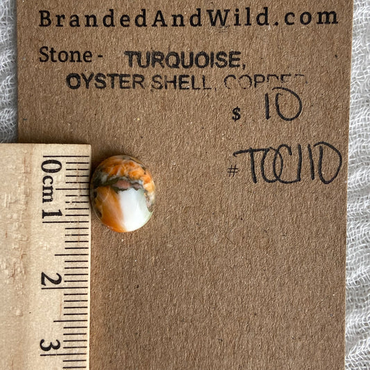 Turquoise, Oyster Shell, Copper - TOC110