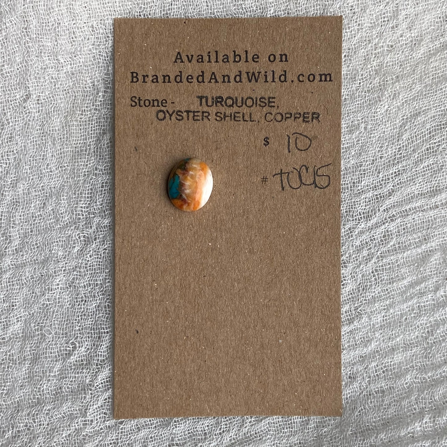 Turquoise, Oyster Shell, Copper - TOC15