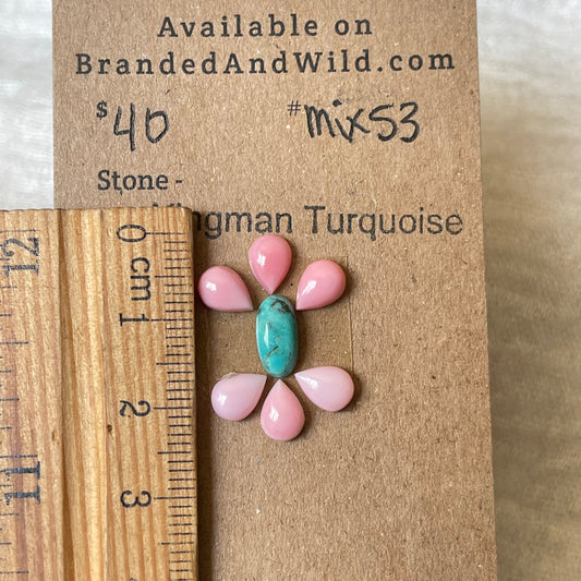 Kingman Turquoise Cabochon - KT53 F1B9E531-DFAF-4335-A607-1AD50832EB2B Brandedandwild.com