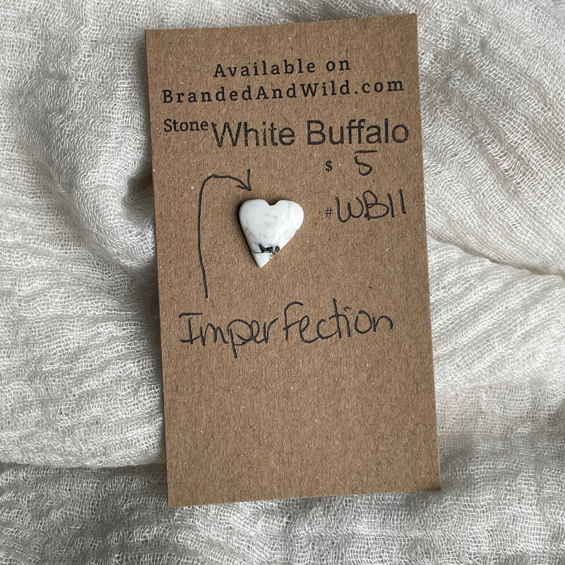 White Buffalo Cabochon - WB11 F1BD52BA-855D-4E2E-8AF9-33B986F4B950 Brandedandwild.com