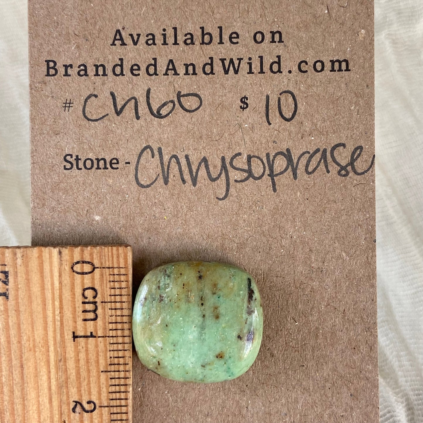 Chrysoprase Cabochon - Ch60 F1BDD427-CEF3-4E6D-B0E3-F9054EF0F74E Brandedandwild.com