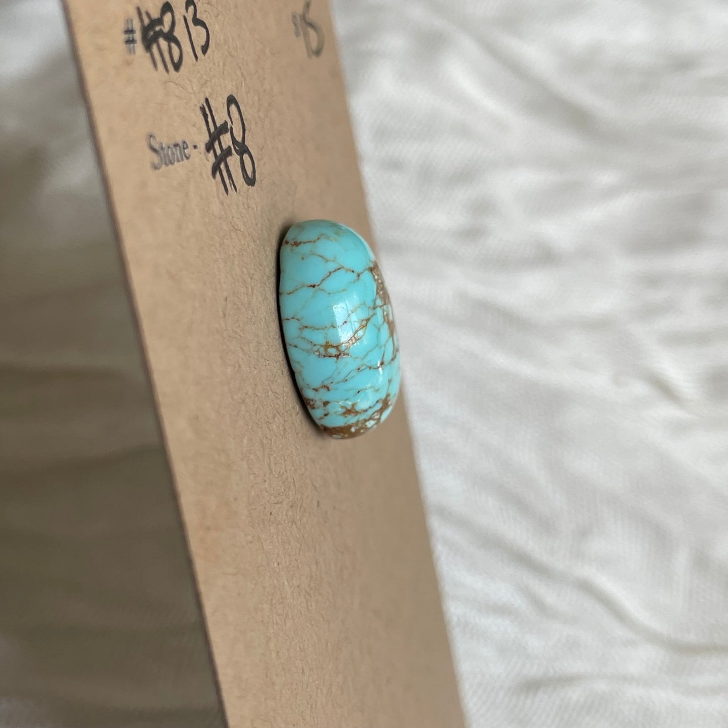 #8 Turquoise Cabochon - #813 F1C57A3A-A4B7-4085-9E38-BDE10B0805D7 Brandedandwild.com