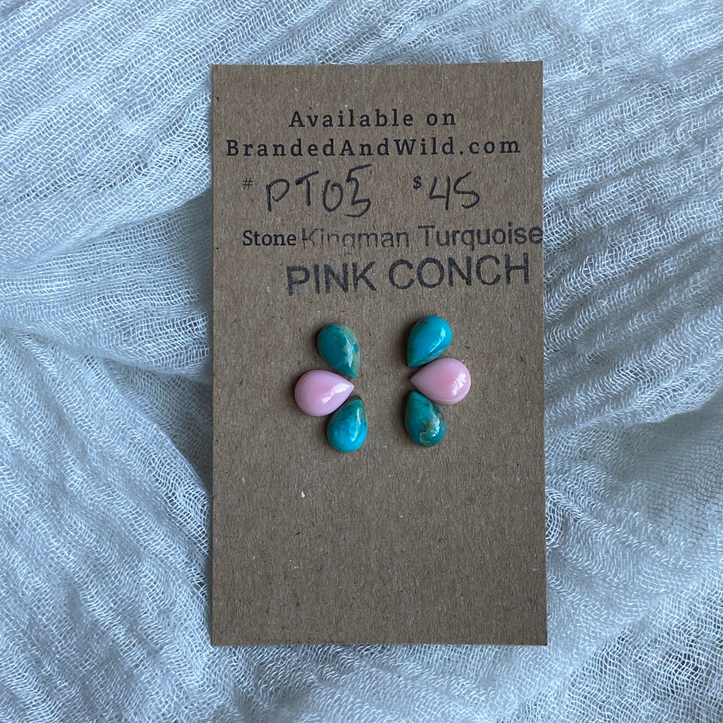 Pink Conch / Oyster Shell Cabochon - PK05