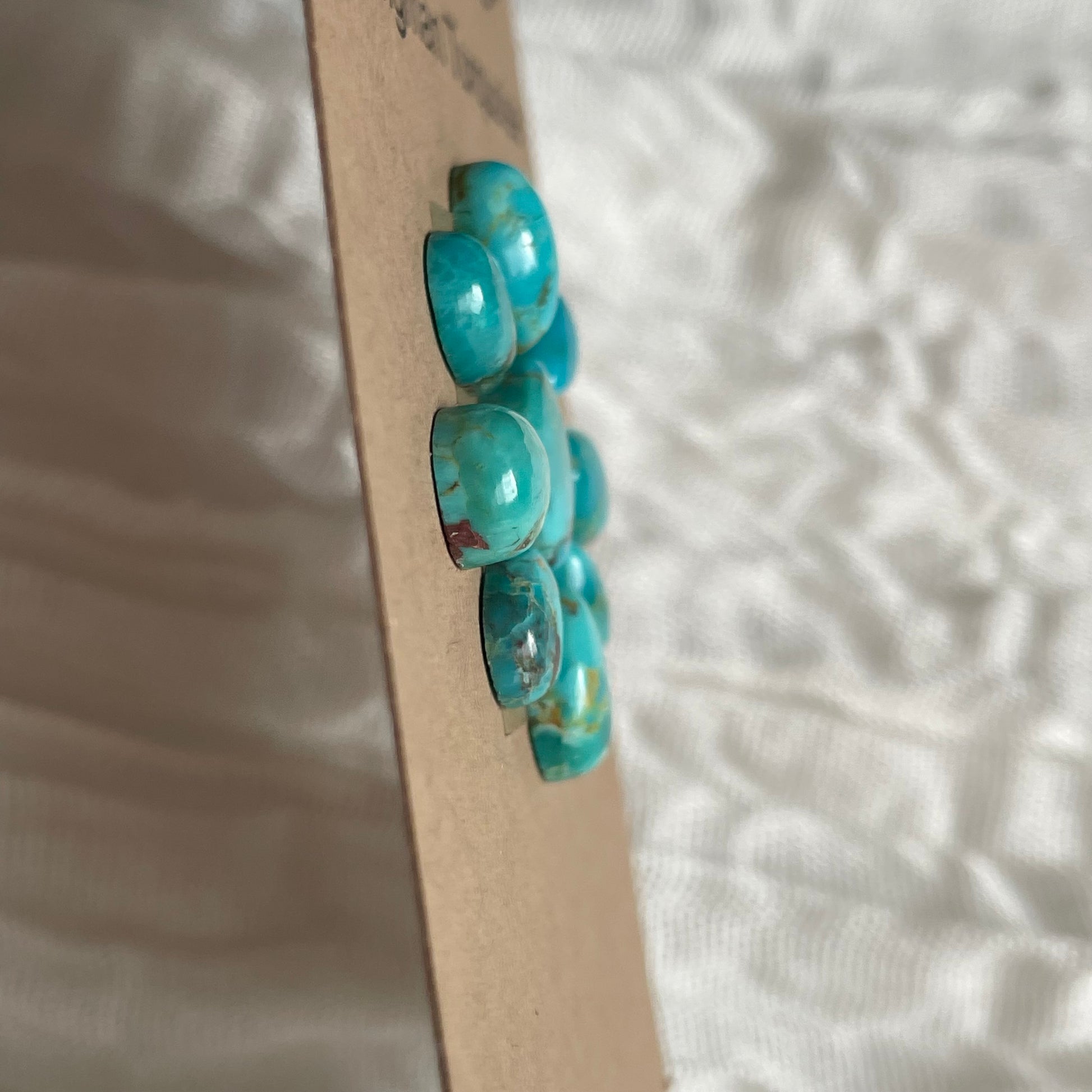 Kingman Turquoise Cabochon - KT32 F1EB7AE9-7A8F-4806-8EC3-73FC7193EA07 Brandedandwild.com