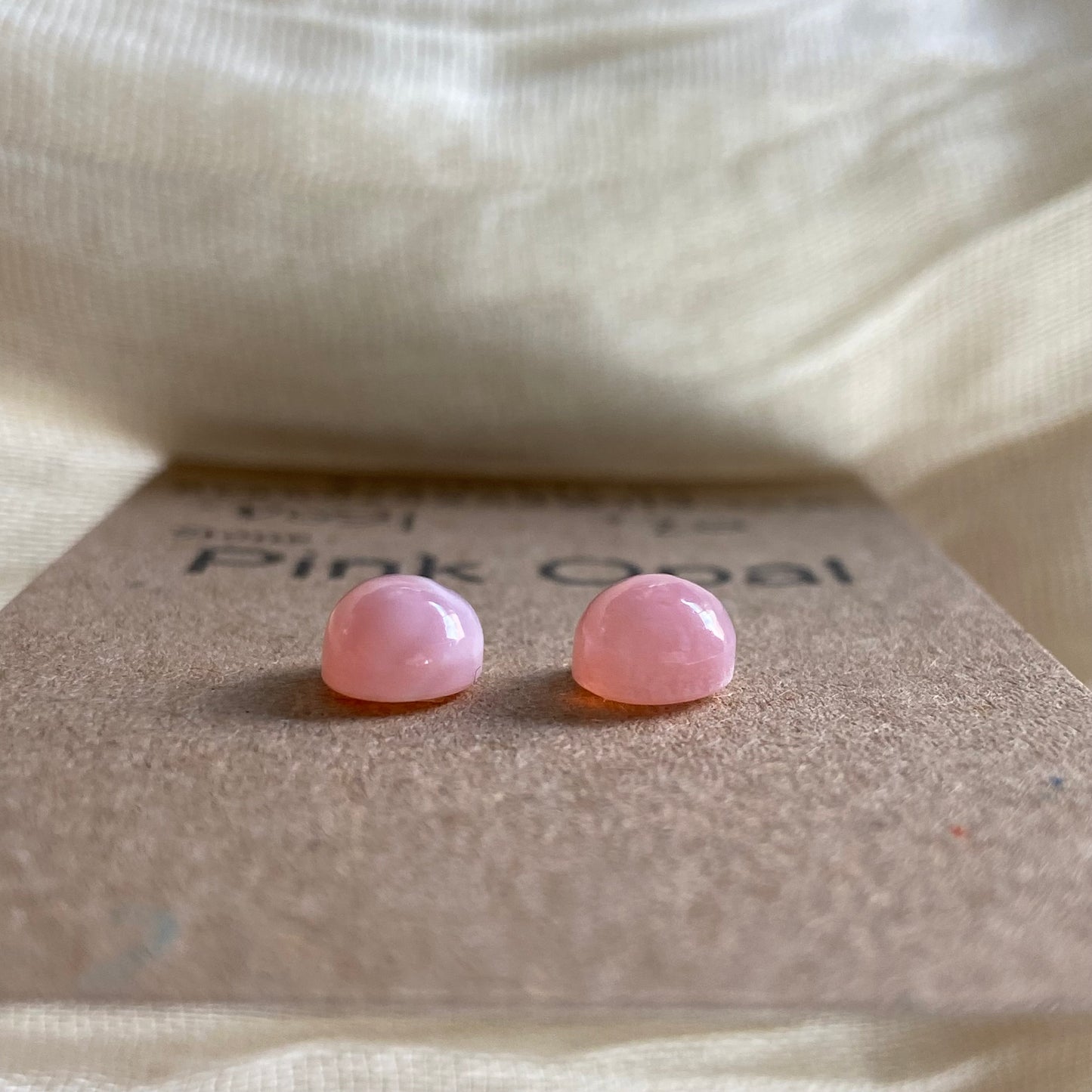 Pink Opal Cabochon - P054