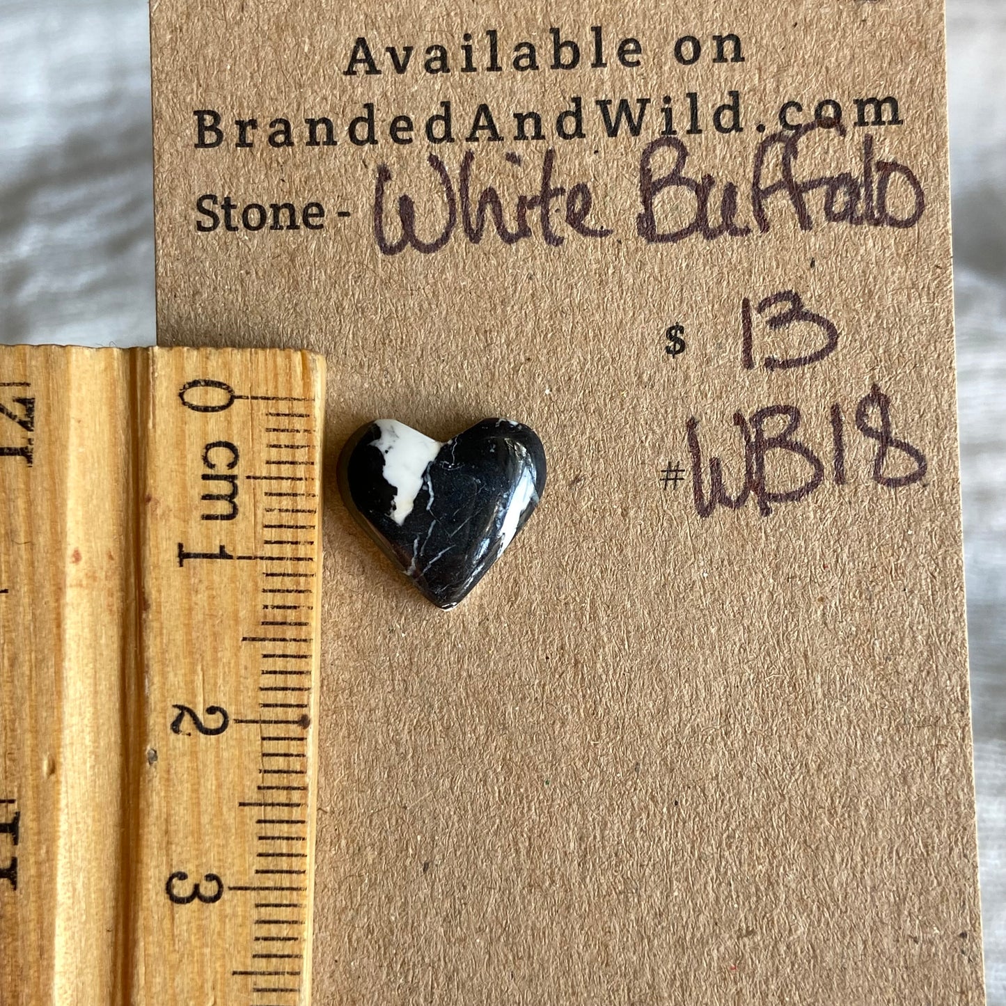 White Buffalo Cabochon - WB18