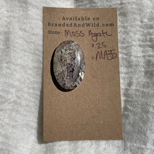 Moss Agate Cabochon- MA35