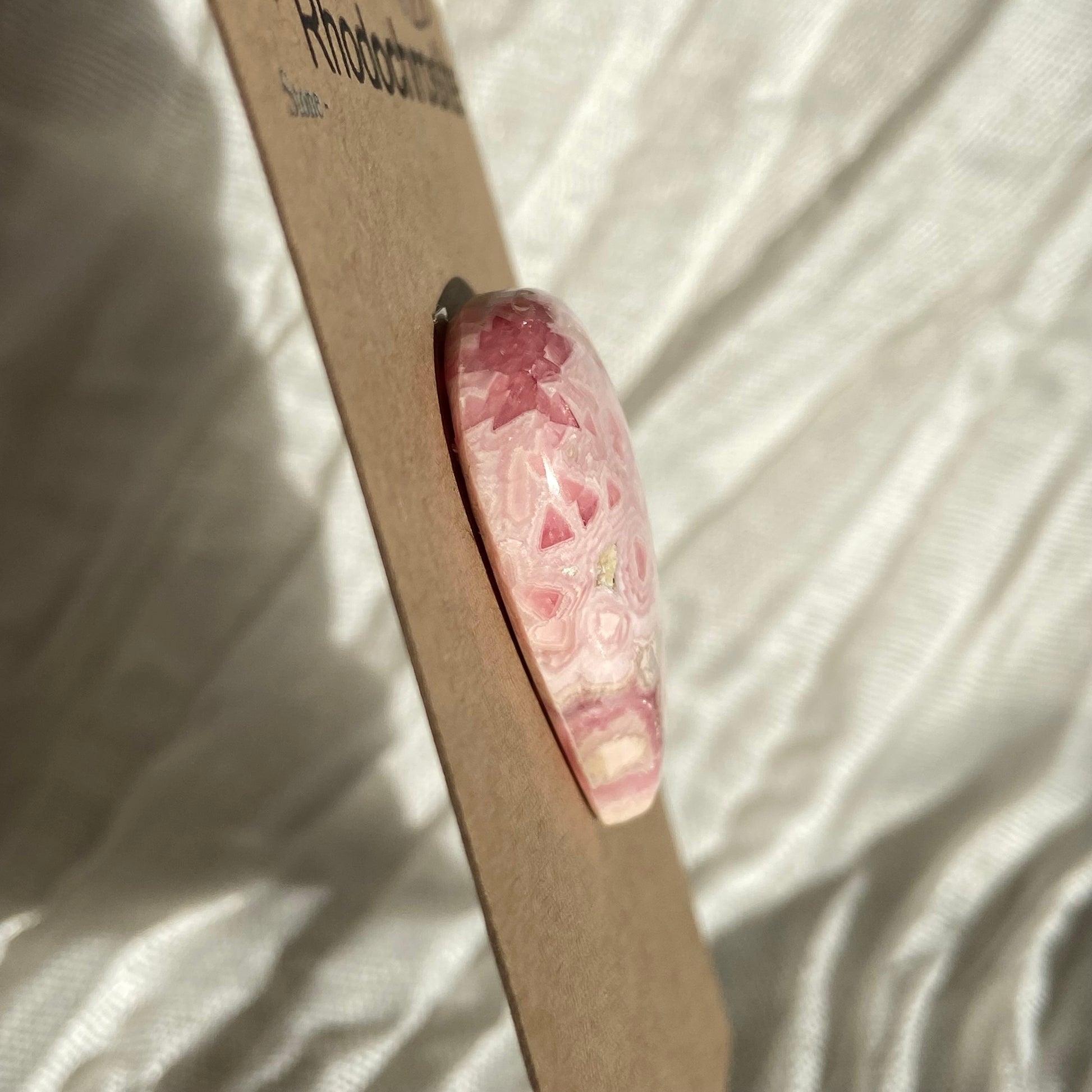 Rhodochrosite Cabochon - R39 F25D2E99-0F93-412B-B7F7-FBA5559CAA42 Brandedandwild.com