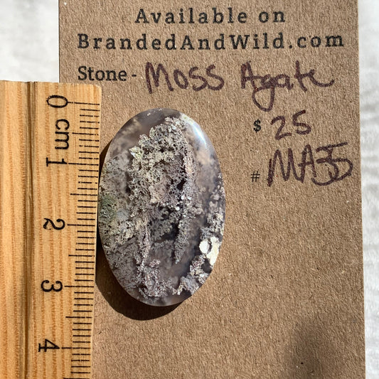 Moss Agate Cabochon- MA35