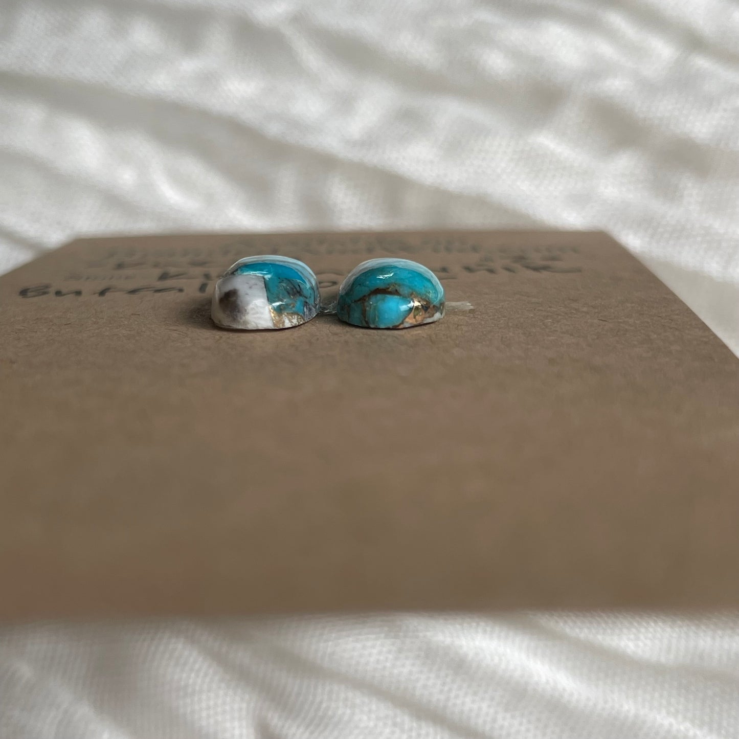 Kingman Turquoise, White Buffalo, Copper Cabochon - KWC08 F2B4AFB6-9B9A-42B3-9205-BF1995AE24F5 Brandedandwild.com