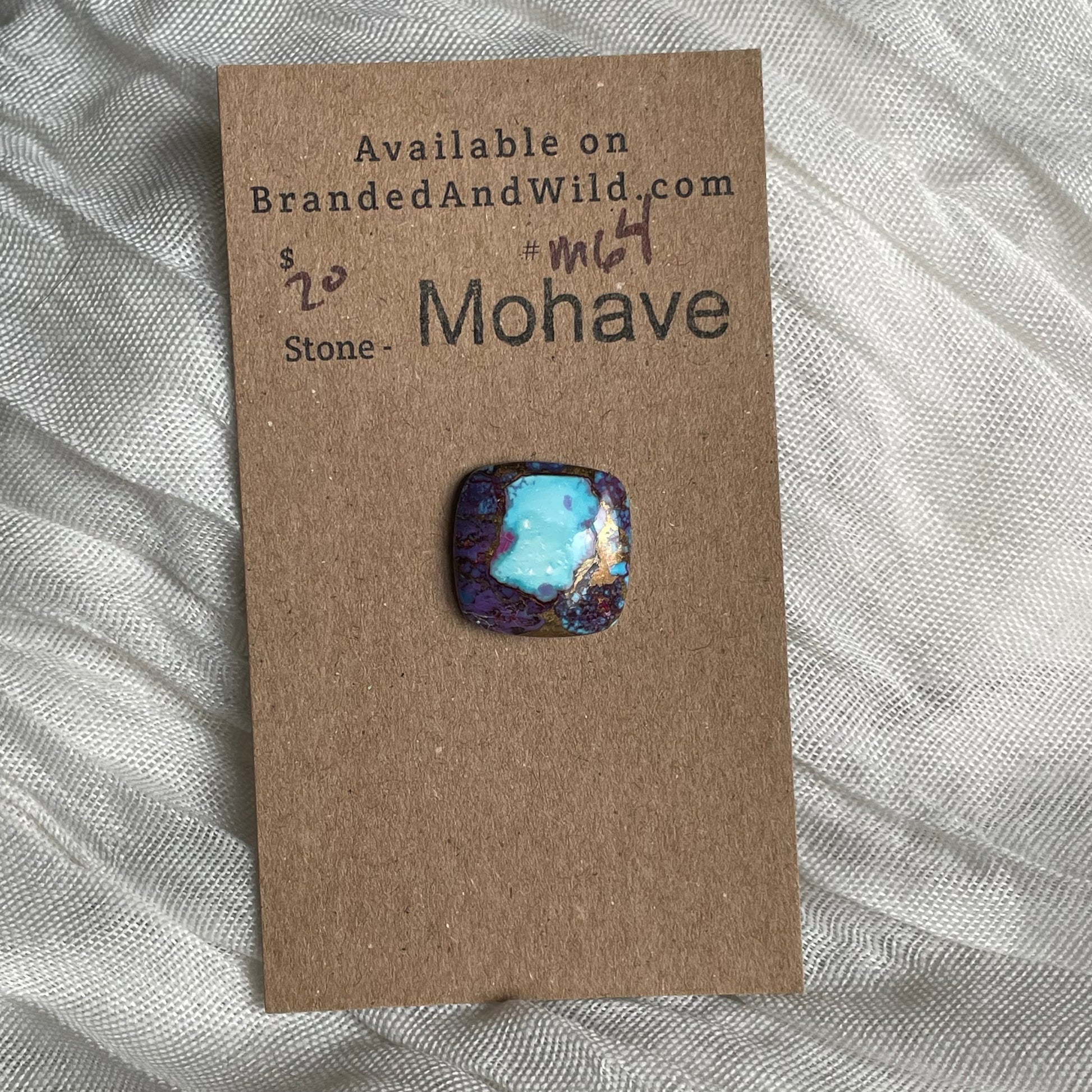 Mohave Cabochon - M64 Cabochon F2B6A000-7172-4F27-B8E7-2C0213797DF5 Brandedandwild.com