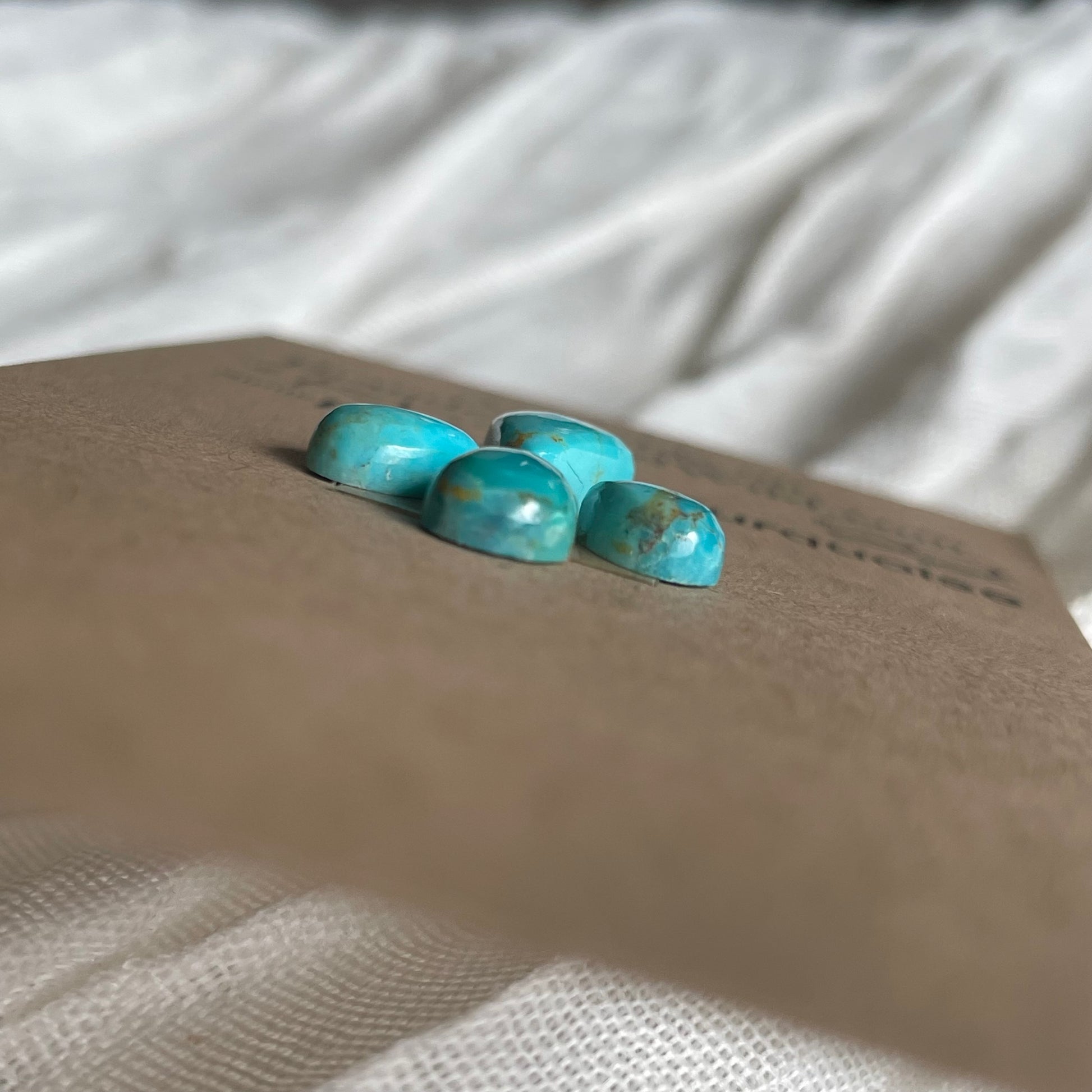 Kingman Turquoise Cabochon - KT32 F2B72A5C-063E-48BD-BA9F-3F5BAC8B4A68 Brandedandwild.com