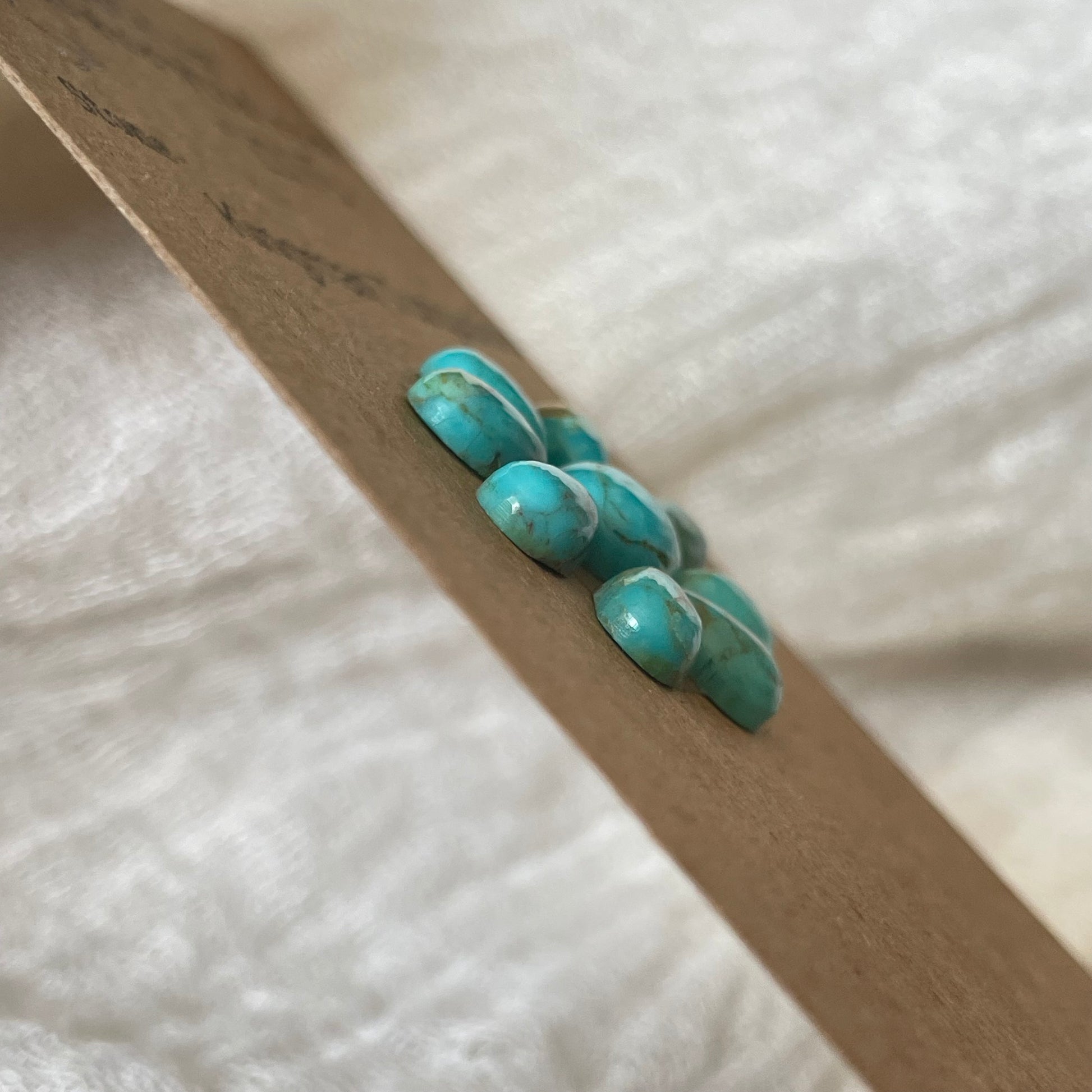 Kingman Turquoise Cabochon - KT15 F2C40C92-7931-454E-ADCB-4D12FC52F513 Brandedandwild.com