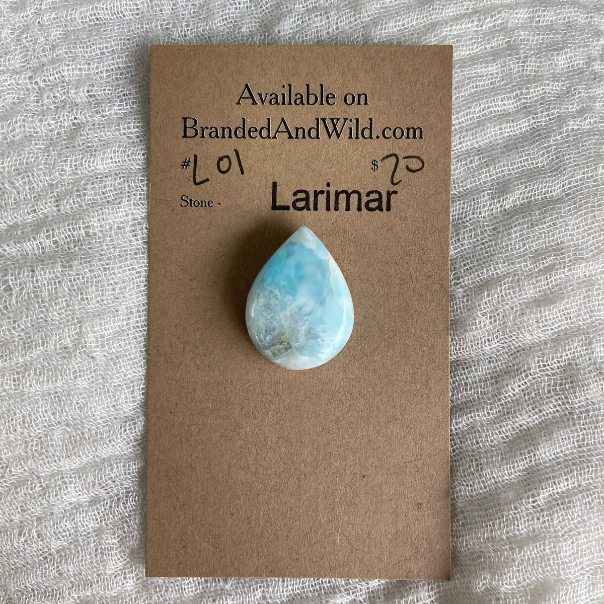 Larimar Cabochon - L01
