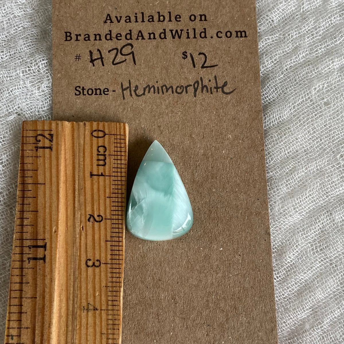 Hemimorite Cabochon - H29
