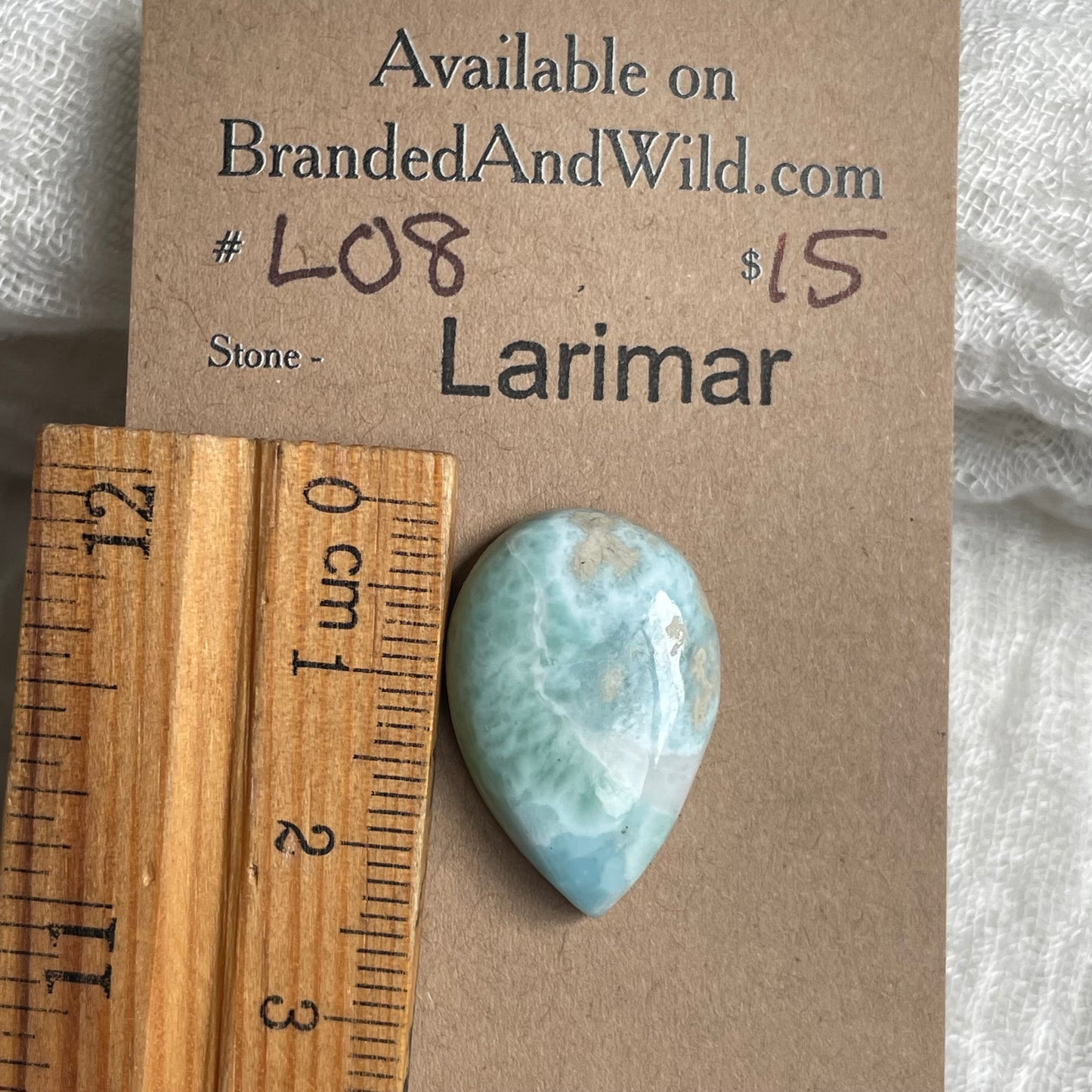 Larimar Cabochon - L08