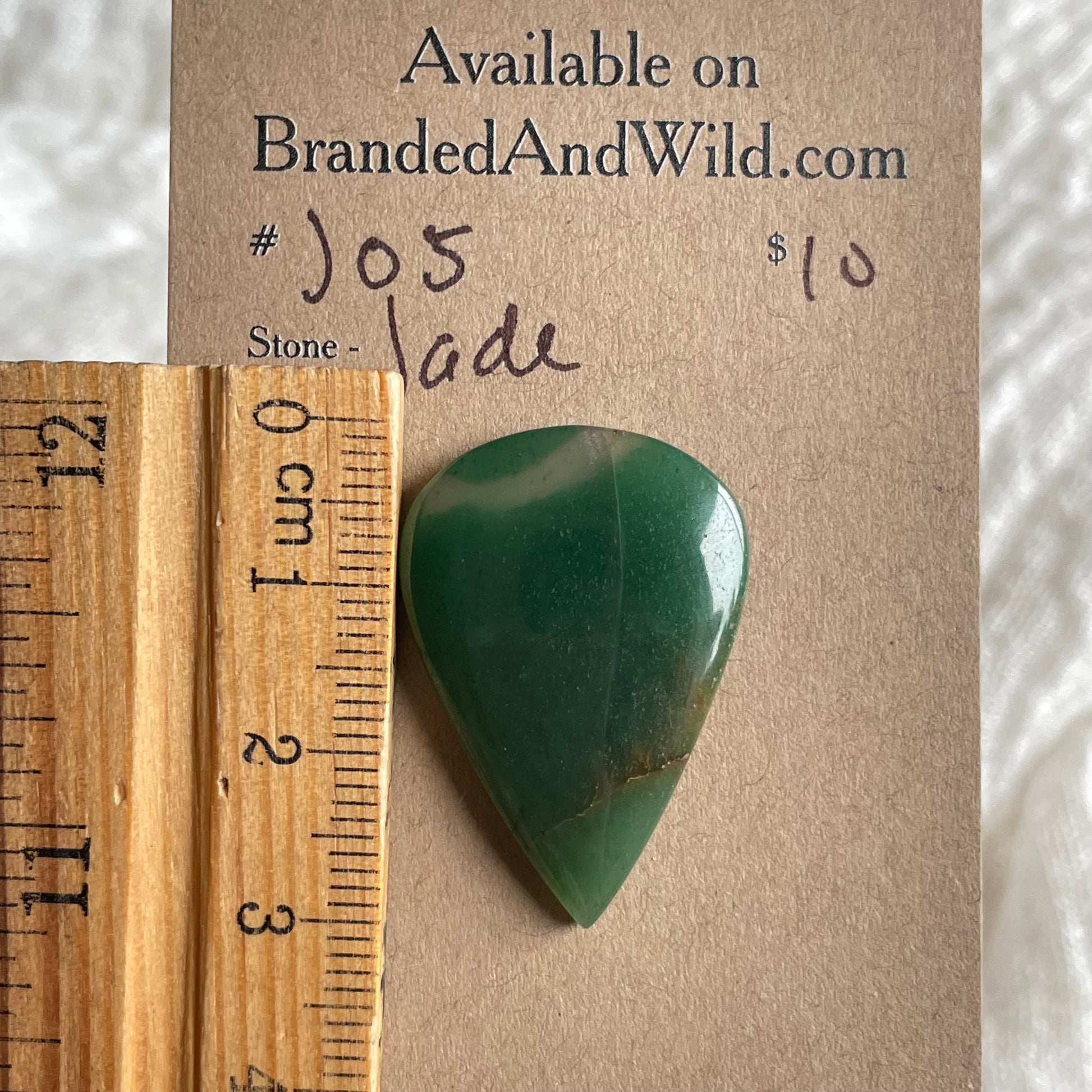 Jade Cabochon - J05 F33BA81B-7ECF-425A-A5C7-6D962C536335 Brandedandwild.com