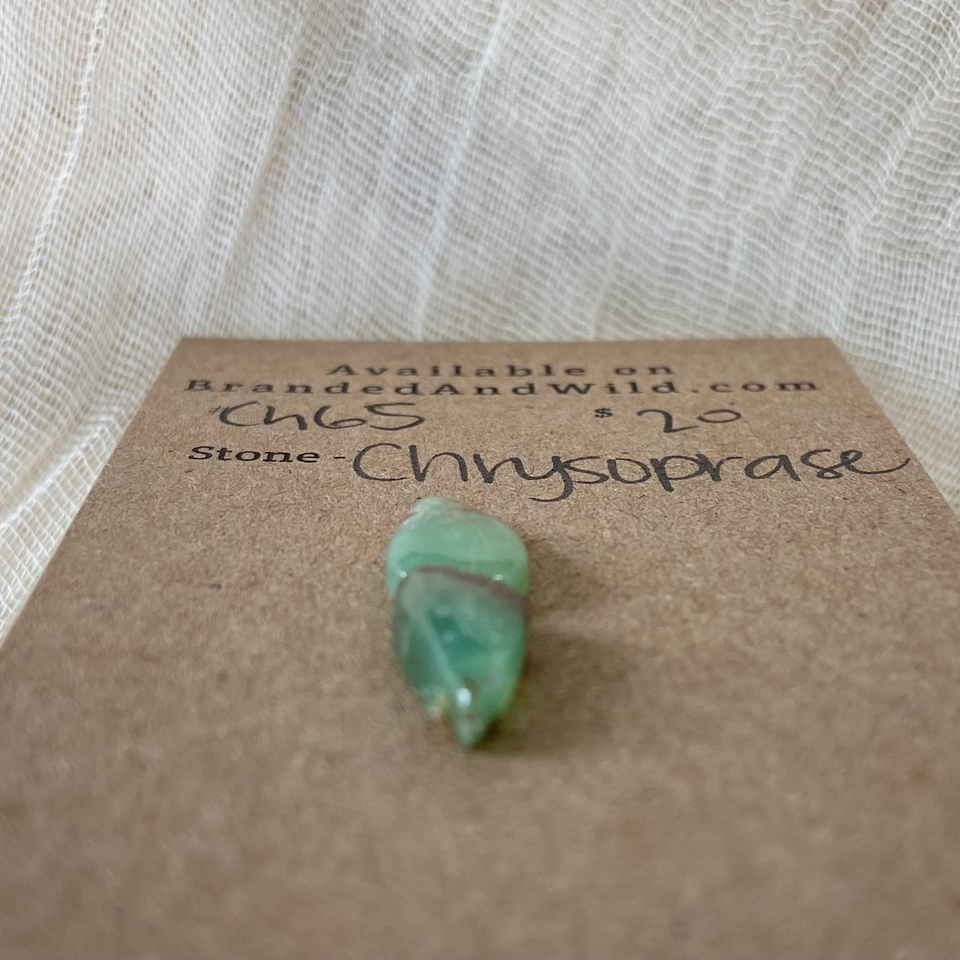 Chrysoprase Cabochon - Ch65 F33E37D8-4ED9-4880-B992-E0A19848C429 Brandedandwild.com