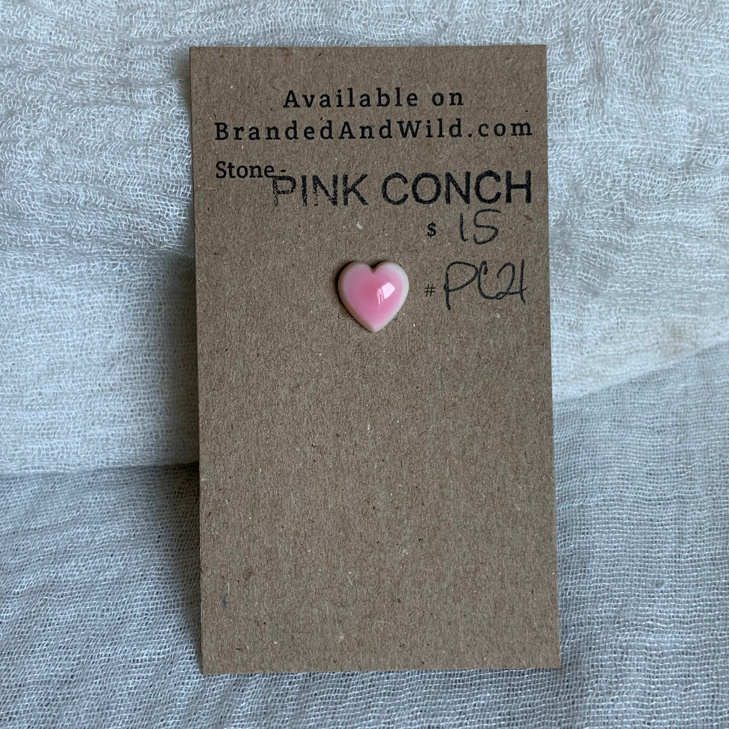 Pink Conch Cabochon - PC21