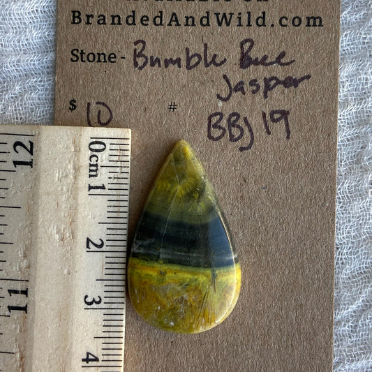 Bumblebee Jasper Cabochon - BBJ19