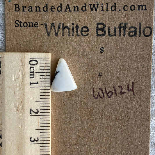 White Buffalo Cabochon - WB124