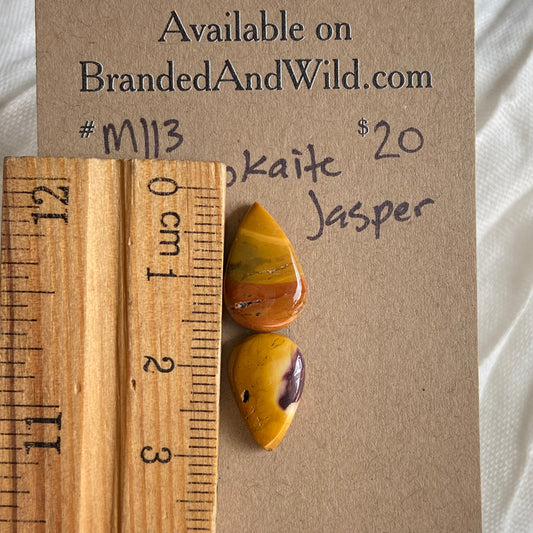 Mookaite Jasper Cabochon - MJ13 F3D4995F-4512-46EA-B58C-702CC0A463B5 Brandedandwild.com